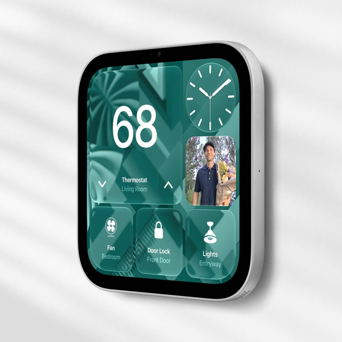 Apple HomeView model lekap dinding