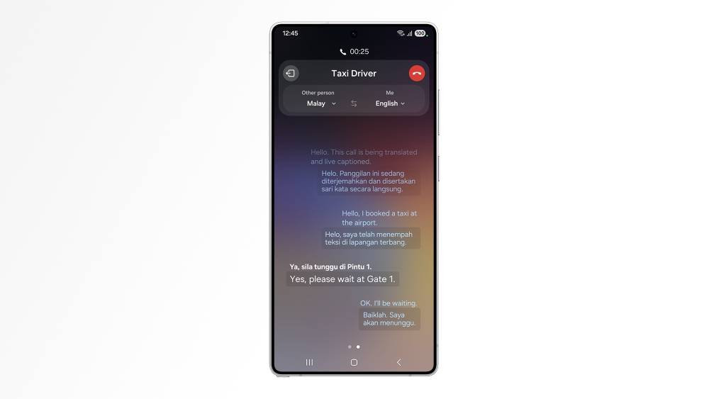 Grafik rasmi Samsung tentang perluasan bahasa Galaxy AI