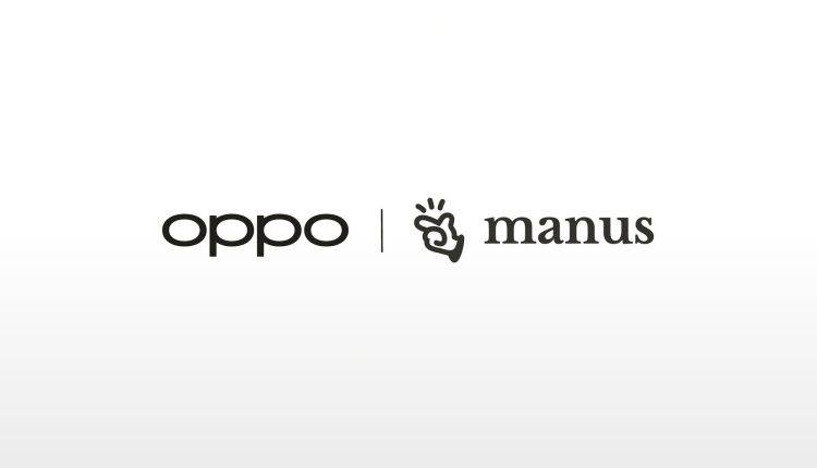 Logo OPPO dan Manus bersebelahan, kredit: OPPO (press kit rasmi, VX)