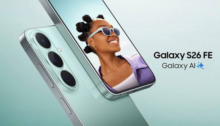 Samsung Galaxy S26 FE dari sisi belakang menunjukkan tiga kamera, kredit: Samsung Malaysia (aset rasmi, Priority Communications)