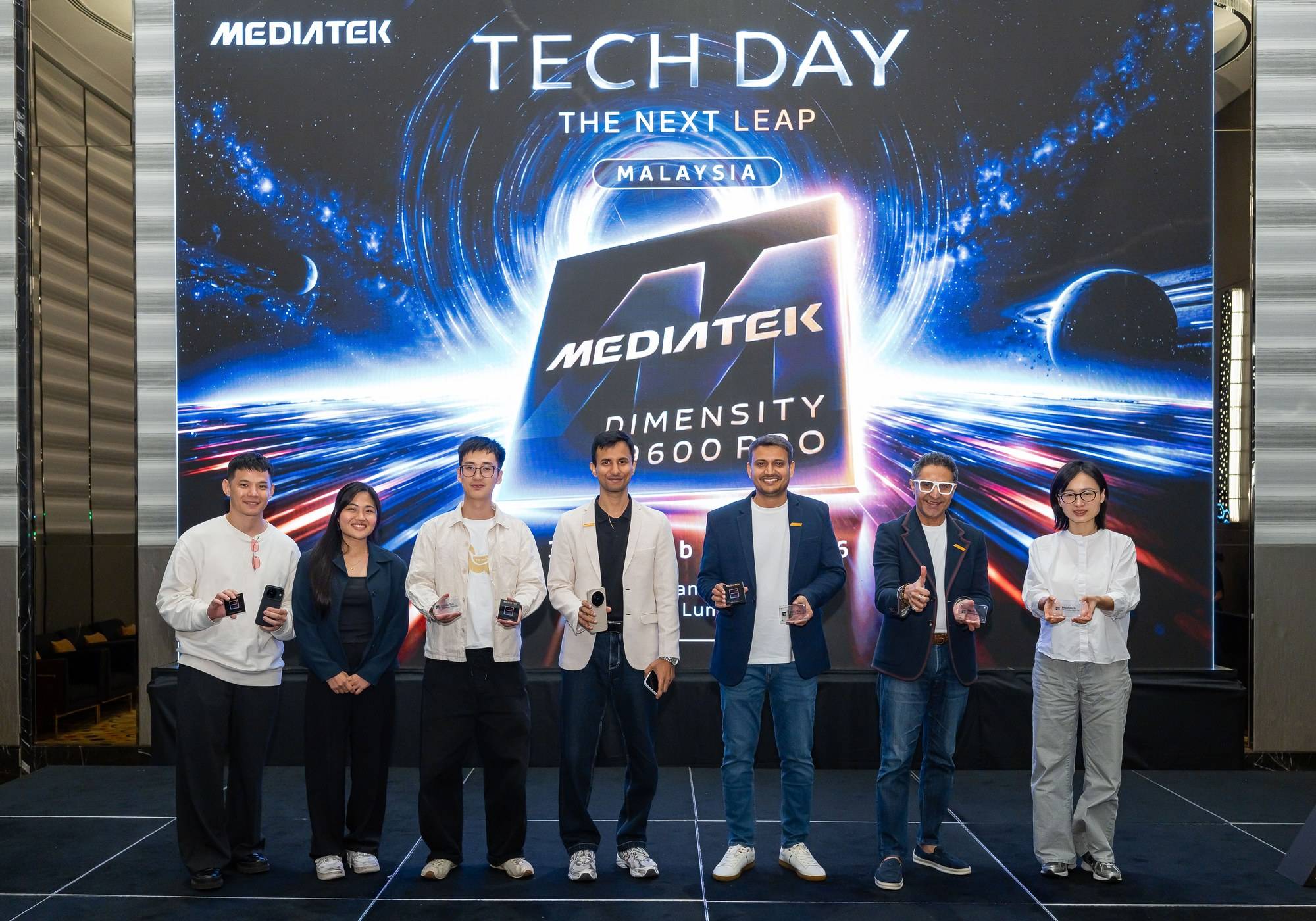 Barisan wakil MediaTek dan rakan kongsi di pentas MediaTek Tech Day 2026