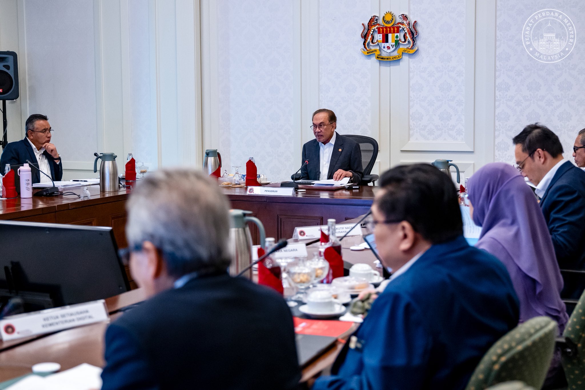 Perdana Menteri Datuk Seri Anwar Ibrahim mempengerusikan Mesyuarat Jawatankuasa Keselamatan Siber Negara Bil. 3/2026